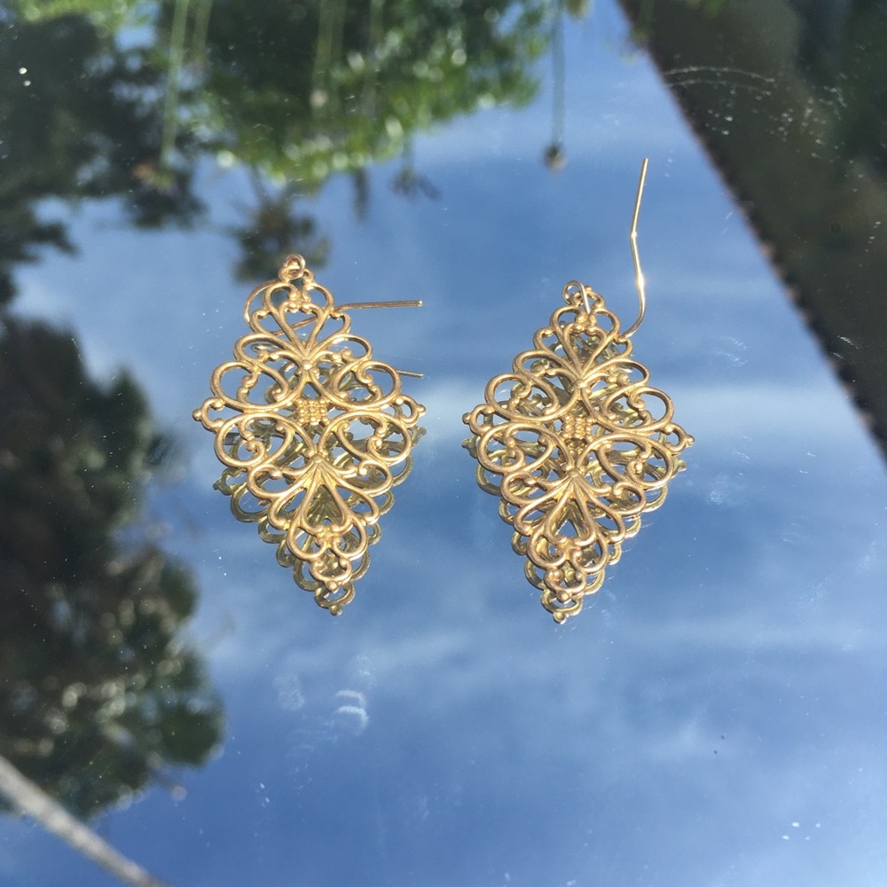 antique gold earrings